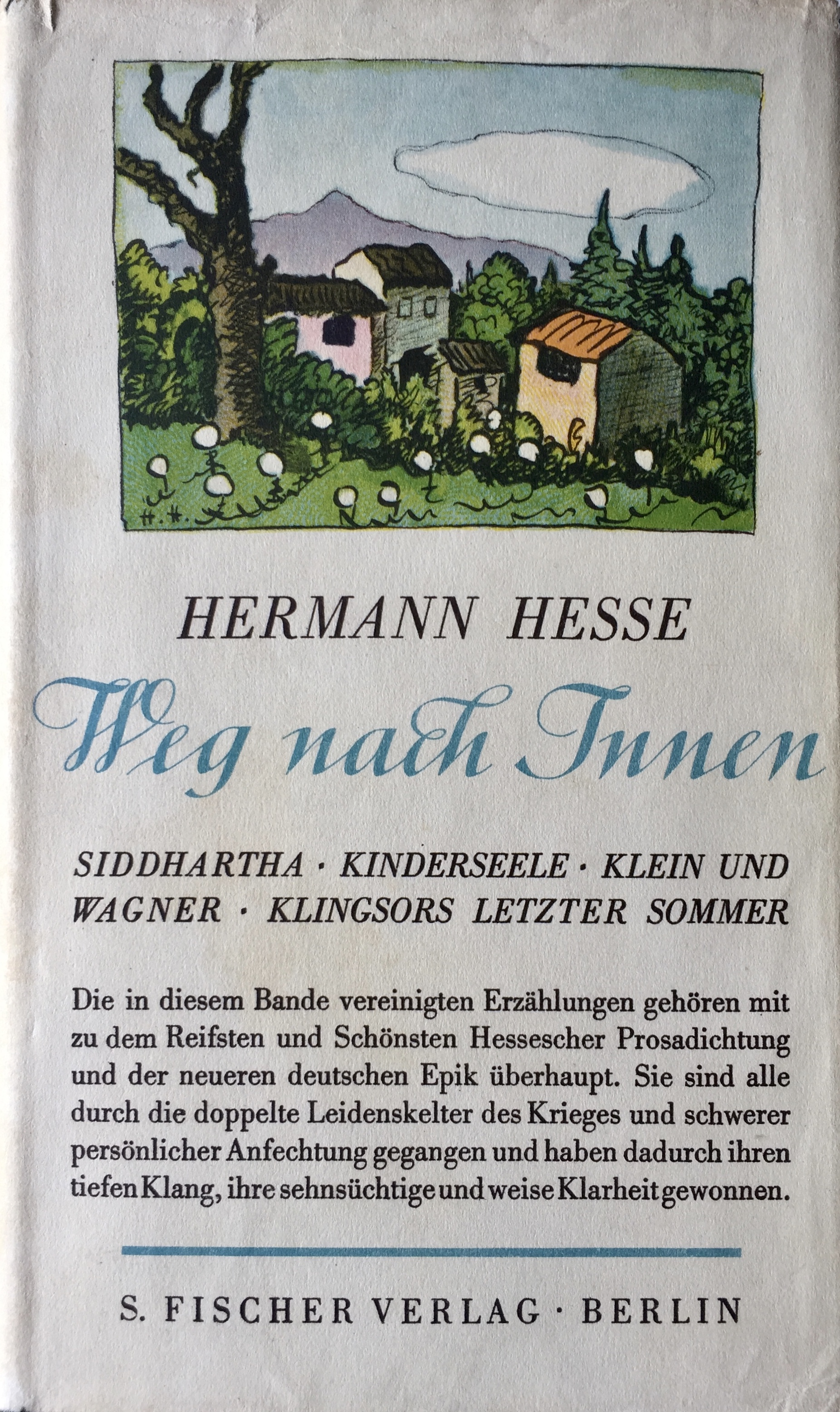 Hermann Hesse, Weg nach innen, 1931